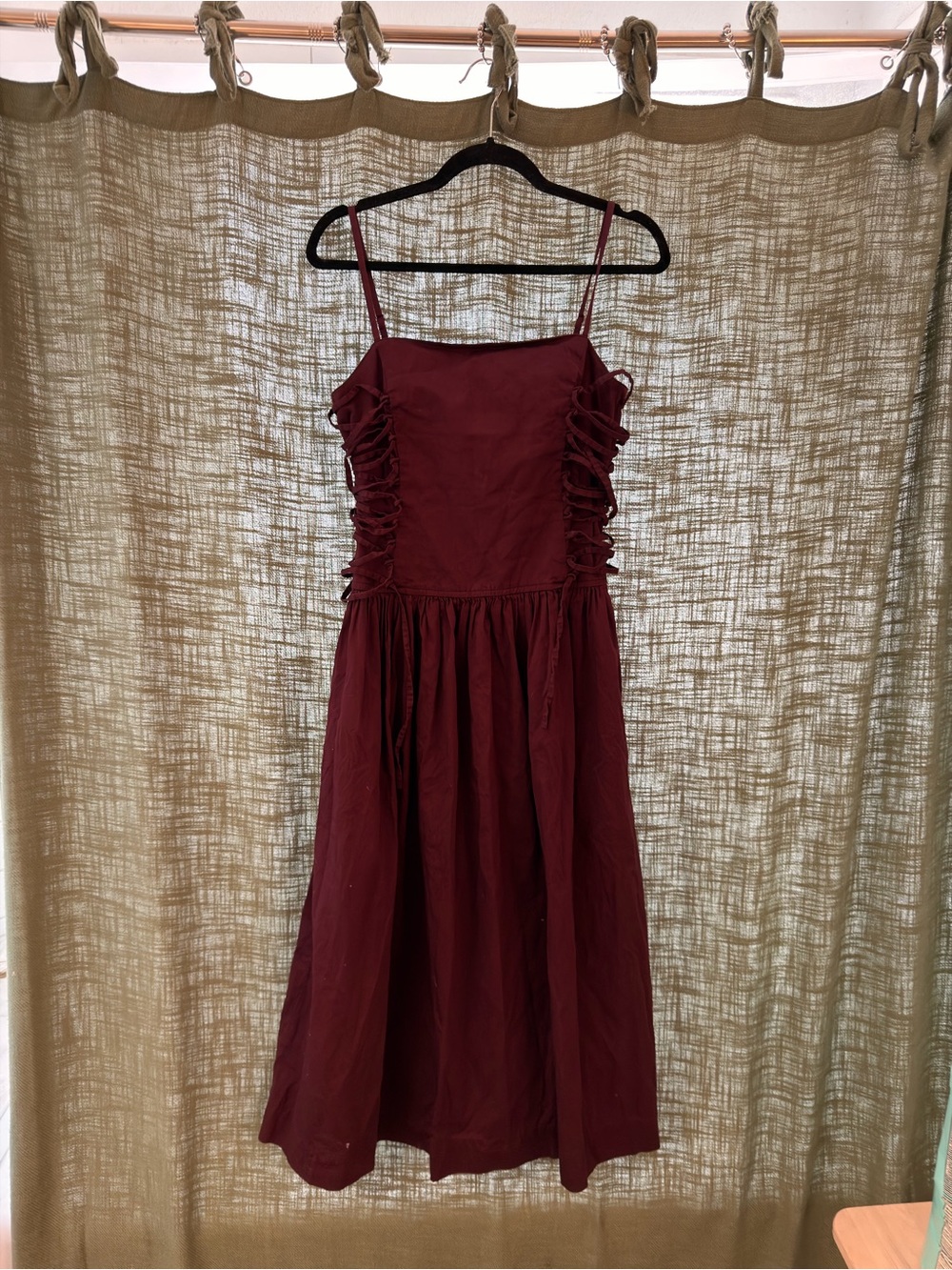 Damson Madder Plum/crimson dress